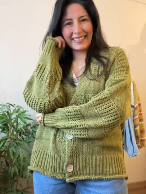 CHAQUETA MELI PISTACHO