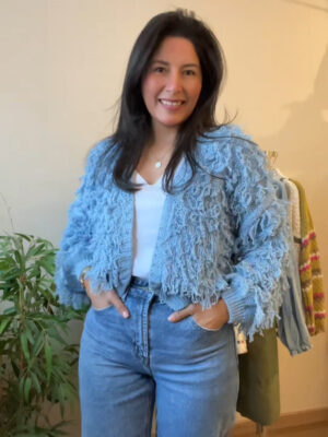 CHAQUETA AZUL CLARO