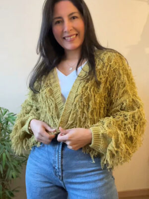 CHAQUETA FLECOS PISTACHO