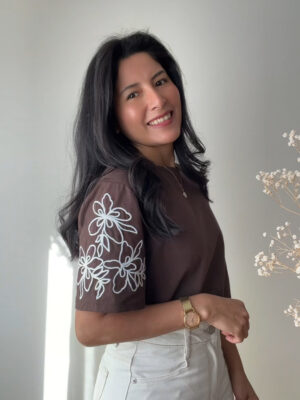 CAMISETA ANA MARRÓN