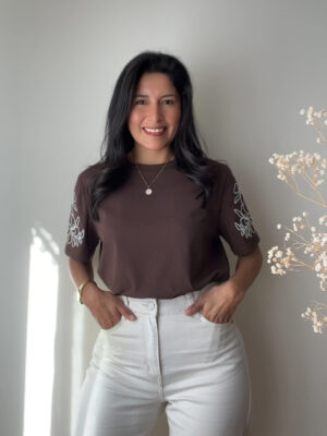 CAMISETA ANA MARRÓN