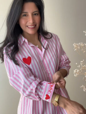 CAMISA RAYA CORAZÓN