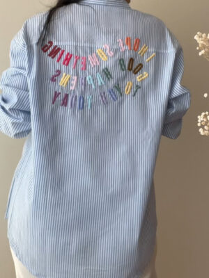 CAMISA RAYA AZUL BOR